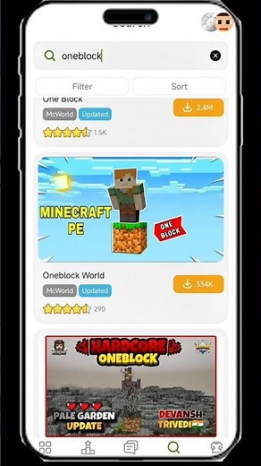 How To Play One Block In Minecraft Pocket Edition! 🧱