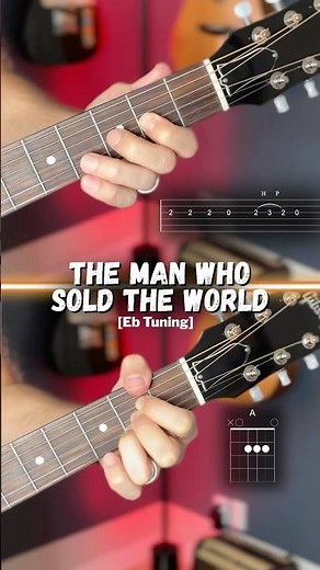 the man who sold the world (nirvana version) guitar tutorial