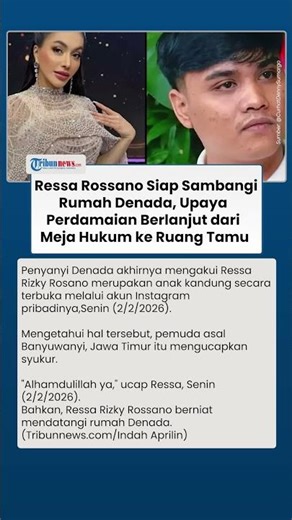 Ressa Rossano Segera Sambangi Rumah Denada Usai Status Anak Kandung Diakui