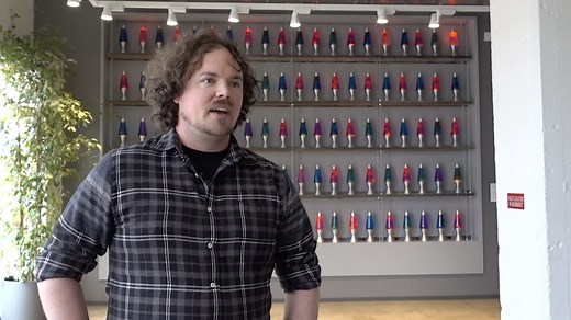 Random number generation with lava lamps