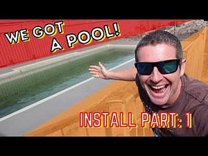 LIVE | Vman Vlog's - Narellan Fibreglass Pool Install - what's involved to get it in the ground!