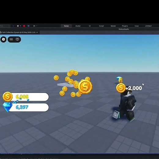 💎How to make an Coin Collection System in Roblox Studio! #roblox #robloxfyp #robloxstudio #robloxdev