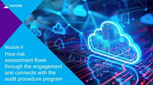 Caseware Cloud - Module 8: How risk assessment flows through the engagement and connects with the audit procedure program