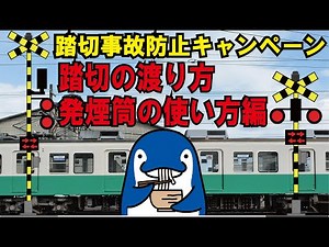【ことでん公式 車での踏切の渡り方・発煙筒の使い方編】