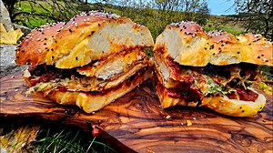 Massive Chicken Parm Sandwich Challenge