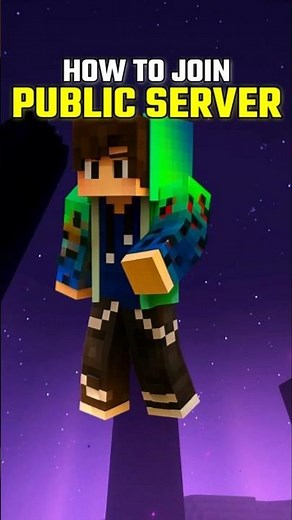 How To Join PUBLIC SERVER in Minecraft