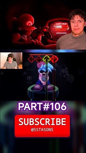 Friday Night Funkin’ VS Mario's Madness (PART 106) #shorts #fnfmod #fridaynightfunkin #stason