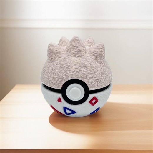 Togepi Pokéball Pokémon Decoration — 3D Printed Display — Nostalgic Fandom Décor - Etsy