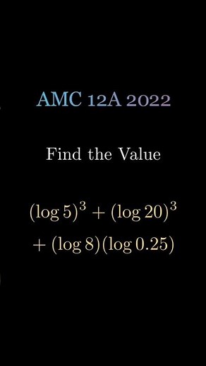 AMC 12A 2022 Problem 14 | Logarithms Trick Every AMC 10 & AMC 12 Student Should Know