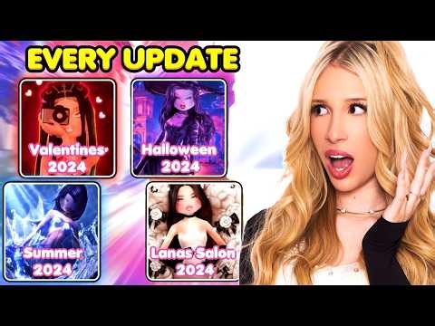 I Got ACCESS to EVERY OLD UPDATE in DRESS TO IMPRESS...