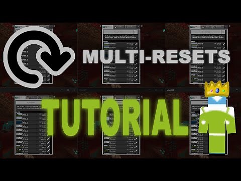 How to setup Multi-Reset for Minecraft Bedrock Speedruns (UPDATED, 2024, 1.21)