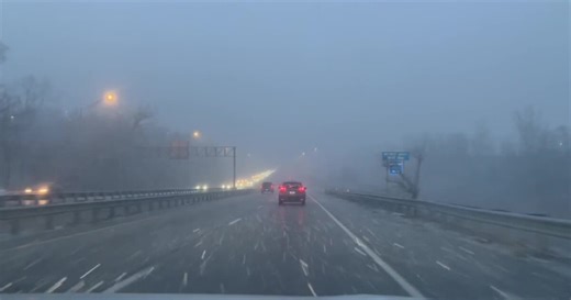 VIDEO | 1st-ever snow squall warning hits Kansas City area as snow slickens roads, drops visibility