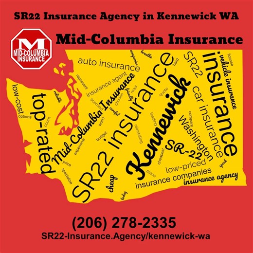 SR22 Insurance Agency - Kennewick WA https://sr22-insurance.agency/kennewick-wa 𝐆𝐞𝐭 𝐭𝐡𝐞 𝐂𝐡𝐞𝐚𝐩𝐞𝐬𝐭 𝐒𝐑𝟐𝟐 𝐂𝐚𝐫 𝐈𝐧𝐬𝐮𝐫𝐚𝐧𝐜𝐞 𝐢𝐧 𝐊𝐞𝐧𝐧𝐞𝐰𝐢𝐜𝐤 Mid-Columbia Insurance is Kennewick’s SR22 Insurance Agency and the best place for reliable advice about reinstating your license. We have low-priced options for SR22 vehicle insurance in Kennewick. We represent the top-rated auto insurance companies that specialize in SR22 insurance to find you the least expensive price. If you