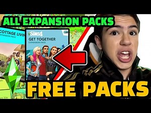 How to get ALL Sims 4 Packs for Free 🆓 Sims 4 Expansion Packs for Free (ALL PLATFORMS)
