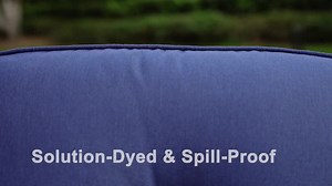 JOYSIDE Wicker Outdoor Patio Ottoman with Green Cushions (Set of 2) M74-GRN-THD