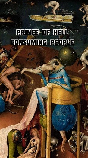 most disturbing depiction of hell in art history 👹😨😱 #arthistory #historyfacts #disturbing #painting