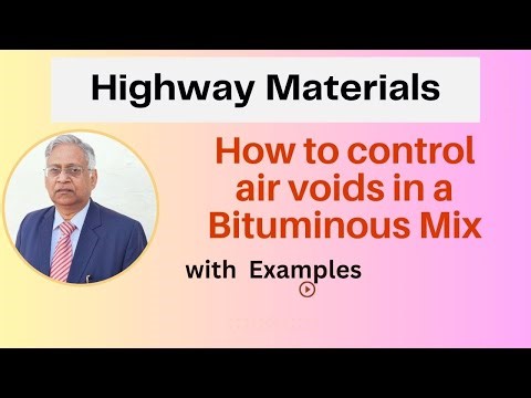 air voids in an asphalt mixture, How to control design air voids in a mix. Important tips for design