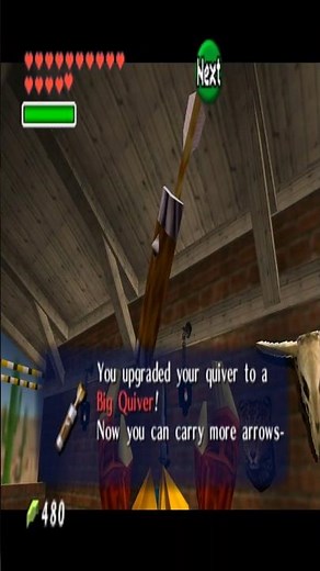 The Legend of Zelda: Ocarina of Time - N64 (How to get the Big Quiver)