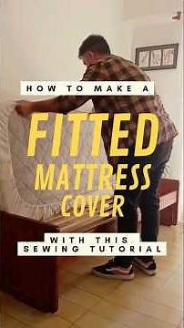 How to Sew a Fitted Mattress Cover – Easy DIY Slipcover (PDF Pattern)