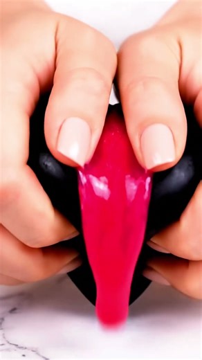 Satisfying Heart Soap Squish – Liquid Oozing ASMR