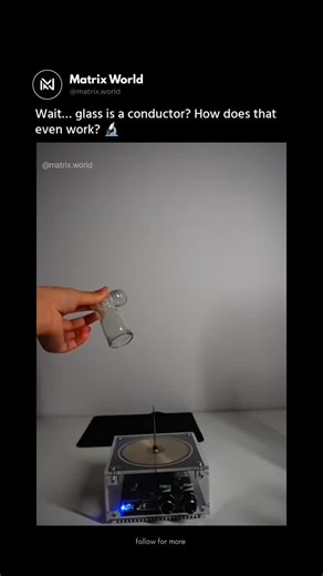 Matrix World on Instagram: "This plasma globe video shows purple plasma filaments reacting instantly when a hand touches the glass, making it seem like electricity is passing through the surface. ⚡🟣 In reality, glass is an electrical insulator. What’s happening is capacitive coupling. The globe uses high-frequency alternating current, which allows an electric field to extend through the glass without electrons actually crossing it. Your hand changes the electric field distribution, guiding the 