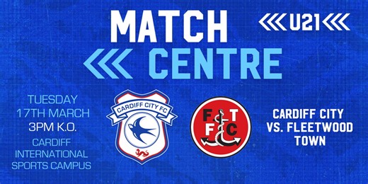 U21 | Cardiff City 2-1 Fleetwood Town | Cardiff