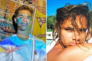 Romeo Beckham, 18, reveals he's chopped off his long hair with smart new look