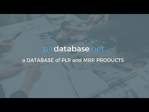 PLR Database - A PLR Database