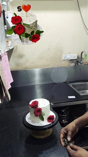 Happy anniversary cake! #shortvideo #shortsfeed #cake #cakedecorating #viralvideo #shorts