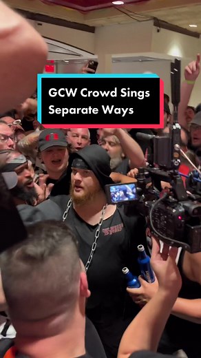The #gcw crowd sings #separateways for the Bulldozer Matt Tremont at #gcwhomecoming #gamechangerwrestling #ecw #gcwwrestling #indywrestling #wrestling #prowrestling