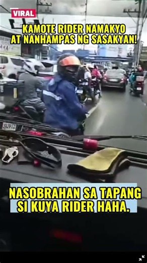 Kamote rider NAMAKY0 at nanhampas pa ng sasakyan! Yabang, sana sisikat to ng mapatawag sa LTO | lto.