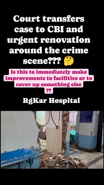 Jagdish Chaturvedi | Case transferred to CBI and immediate renovation of crime scene chalu?? #mbbs #doctor #medico #neetpg #rgkar #doctors | Instagram