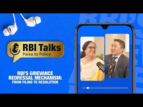 🎙 RBI Talks: From Paisa to Policy | RBI’s Grievance Redressal Mechanism: From Filing to Resolution