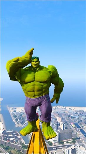 HULK VS IRON MAN VS THANOS FOR SUIT #gta5 #shortsfeed #cartoon #shorts