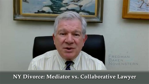 NY Divorce: Mediator vs. Collaborative Lawyer | Kenneth Novenstern