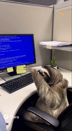 Our Office Hired a Sloth for IT Support...