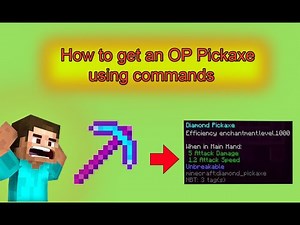 How to get an 'OP PICKAXE' using a simple command.