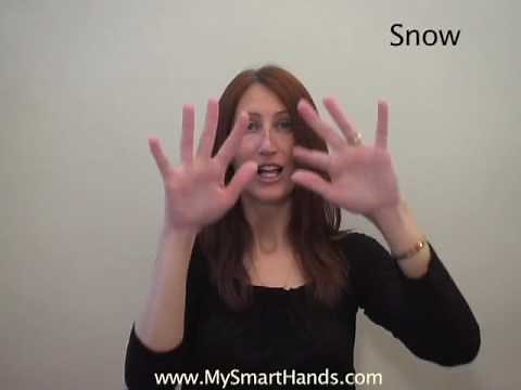 snow - ASL sign for snow
