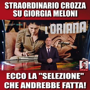 401K views · 17K reactions | Straordinario Maurizio Crozza su Giorgia Meloni. Ecco l'unica "selezione" che andrebbe fatta! | Andrea Scanzi | Facebook