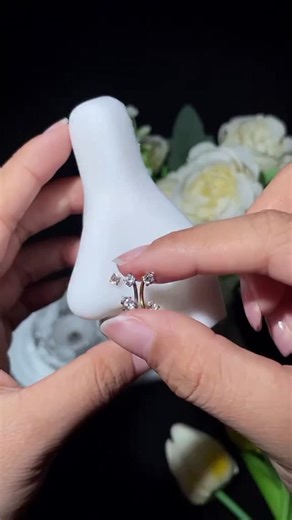 MGC JEWELLERS on Instagram: "Nose Ring ✨️ #jewellery #nosepiercing #silverjewelry #foryou #viralreels"