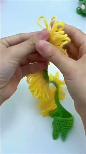 Easy Comb Flower Trick 🌸 | Needle Craft #shorts