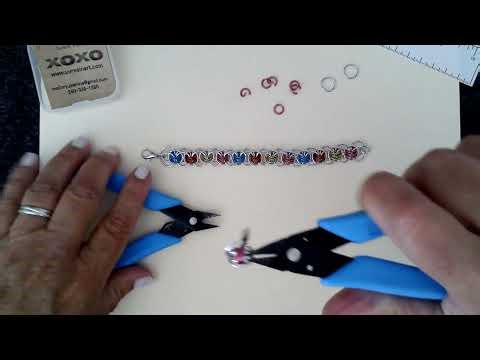 Helm Weave Chain Maille Instruction