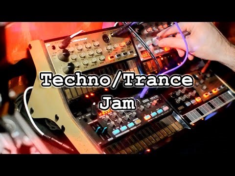 Melodic Techno Trance Live Jam | Korg Volca Drum, Bass, FM and Keys
