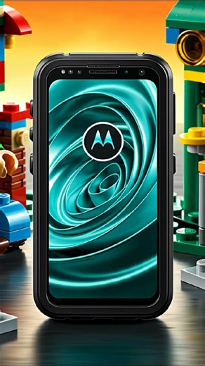 I turned to motorola phone to mini figure