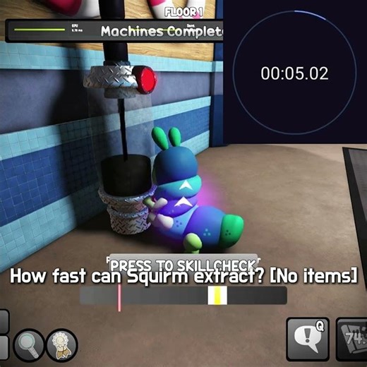 How fast can Squirm extract? #dandysworld #roblox #dandysworld #horror #extraction #survival