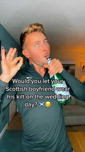 Embracing Freedom: A Scottish Man in a Kilt