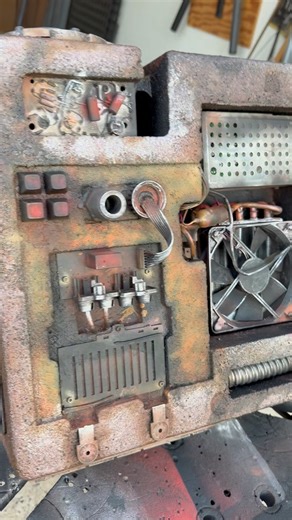 DIY styrofoam insert to sci-fi ￼moisture vaporizer panel #starwars #scifi