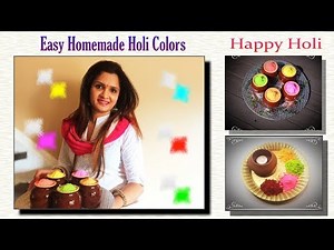 🔴how to make natural holi colours at home || घर पर बनाएं होली का रंग|| DIY Holi colour making