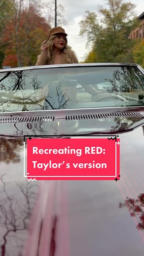 Recreating RED: Taylor’s Version | Taylor Swift Inspired Tutorial