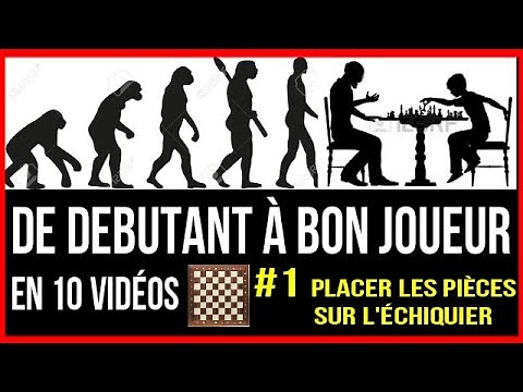 ÉCHECS DÉBUTANTS - PLACER LES PIÈCES SUR L’ÉCHIQUIER #1 APPRENDRE A JOUER AUX ÉCHECS EN 10 VIDÉOS
